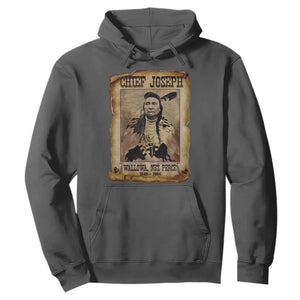 Chief Joseph Hoodie Wallowa Nez Perce Native American Leader History TS10 Dark Heather Print Your Wear
