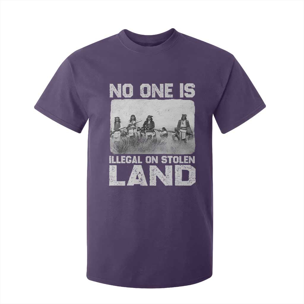 No One Is Illegal On Stolen Land T Shirt For Kid Native Tribe Indigenous People TS10 Purple Print Your Wear