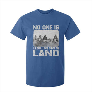 No One Is Illegal On Stolen Land T Shirt For Kid Native Tribe Indigenous People TS10 Royal Blue Print Your Wear