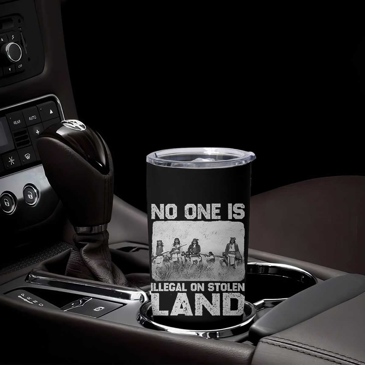 No One Is Illegal On Stolen Land Tumbler Cup Native Tribe Indigenous People TS10 Print Your Wear
