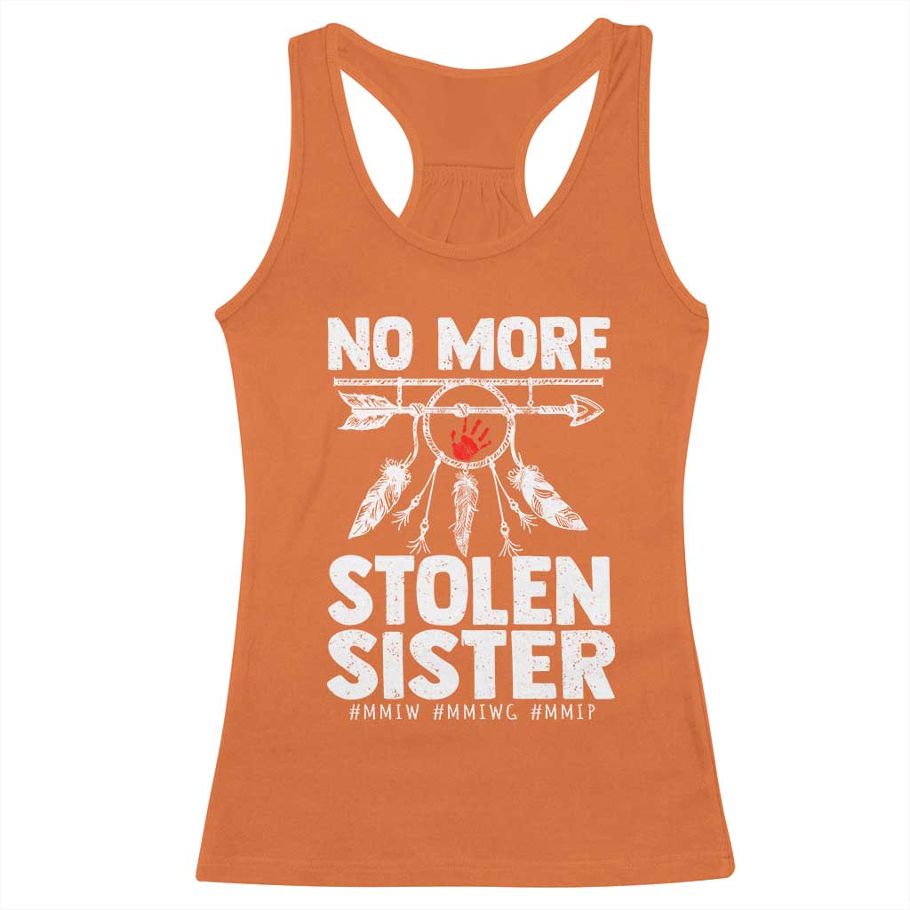 MMIW Racerback Tank Top No More Stolen Sisters Indigenous Woman TS10 Orange Print Your Wear