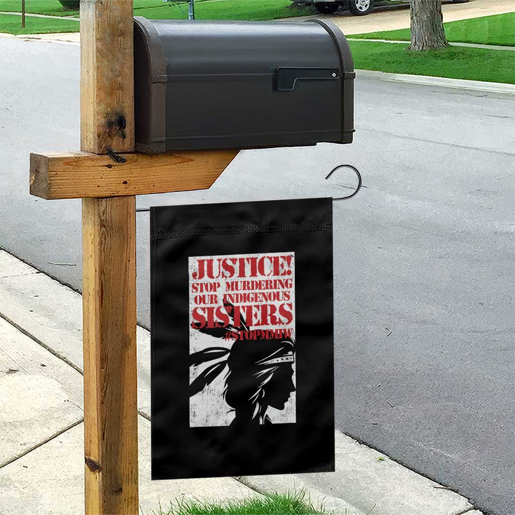 MMIW Awareness Garden Flag Justice Stop Murdering Our Indigenous Sisters TS10 Print Your Wear