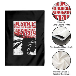 MMIW Awareness Garden Flag Justice Stop Murdering Our Indigenous Sisters TS10 Print Your Wear