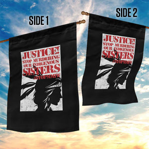 MMIW Awareness Garden Flag Justice Stop Murdering Our Indigenous Sisters TS10 Print Your Wear
