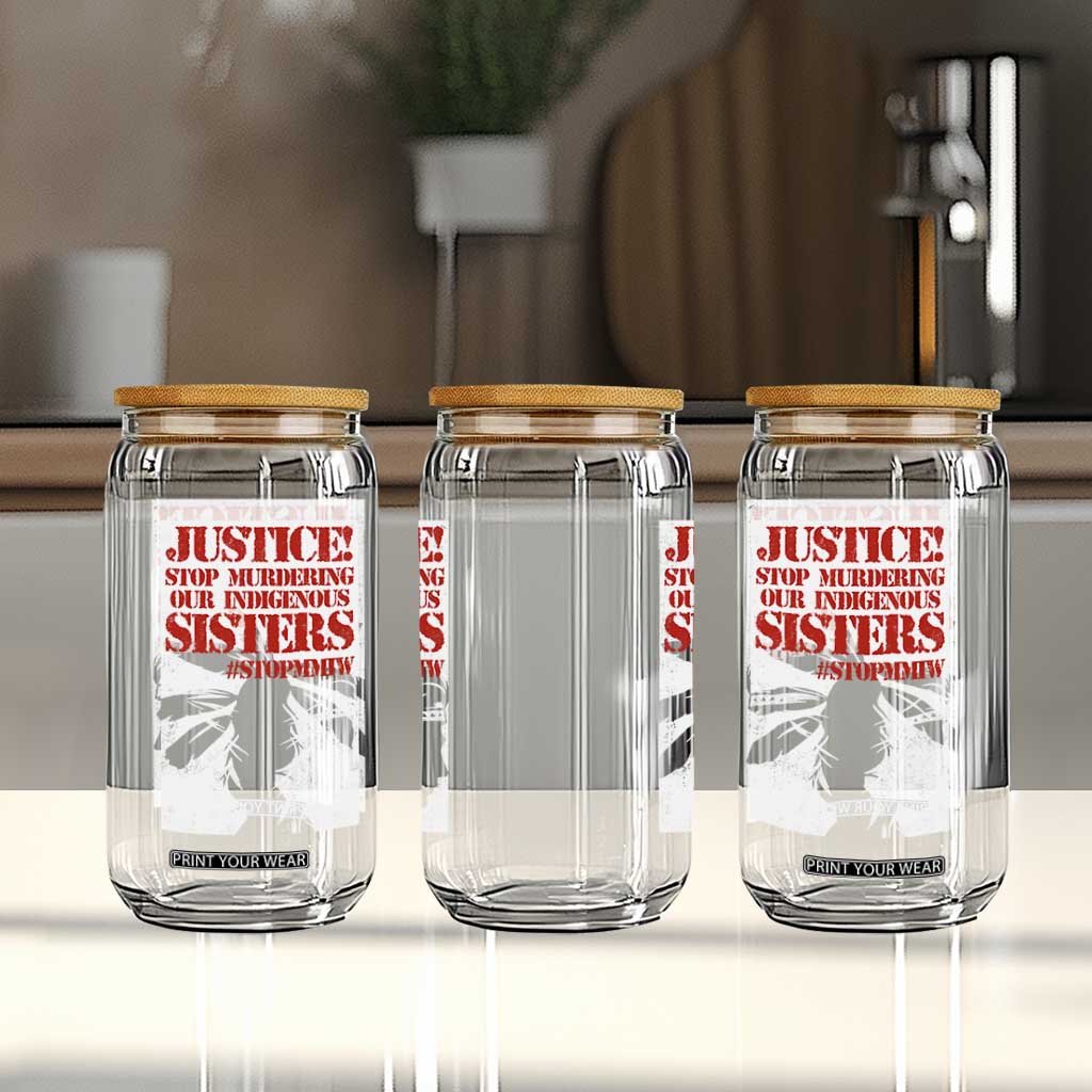 MMIW Awareness Glass Can Justice Stop Murdering Our Indigenous Sisters TS10 Print Your Wear