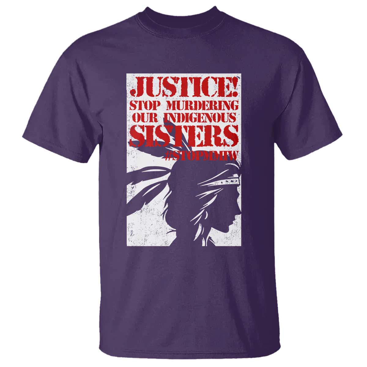 MMIW Awareness T Shirt Justice Stop Murdering Our Indigenous Sisters TS10 Purple Print Your Wear