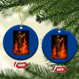 Funny Halloween Witch Ceramic Ornament Witch Lighting Cigarette With Flames Occult Unholy TS10 1pc Blue Print Your Wear