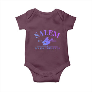 1692 They Missed One Baby Onesie Halloween Salem Witch Trials TS10 Maroon Print Your Wear
