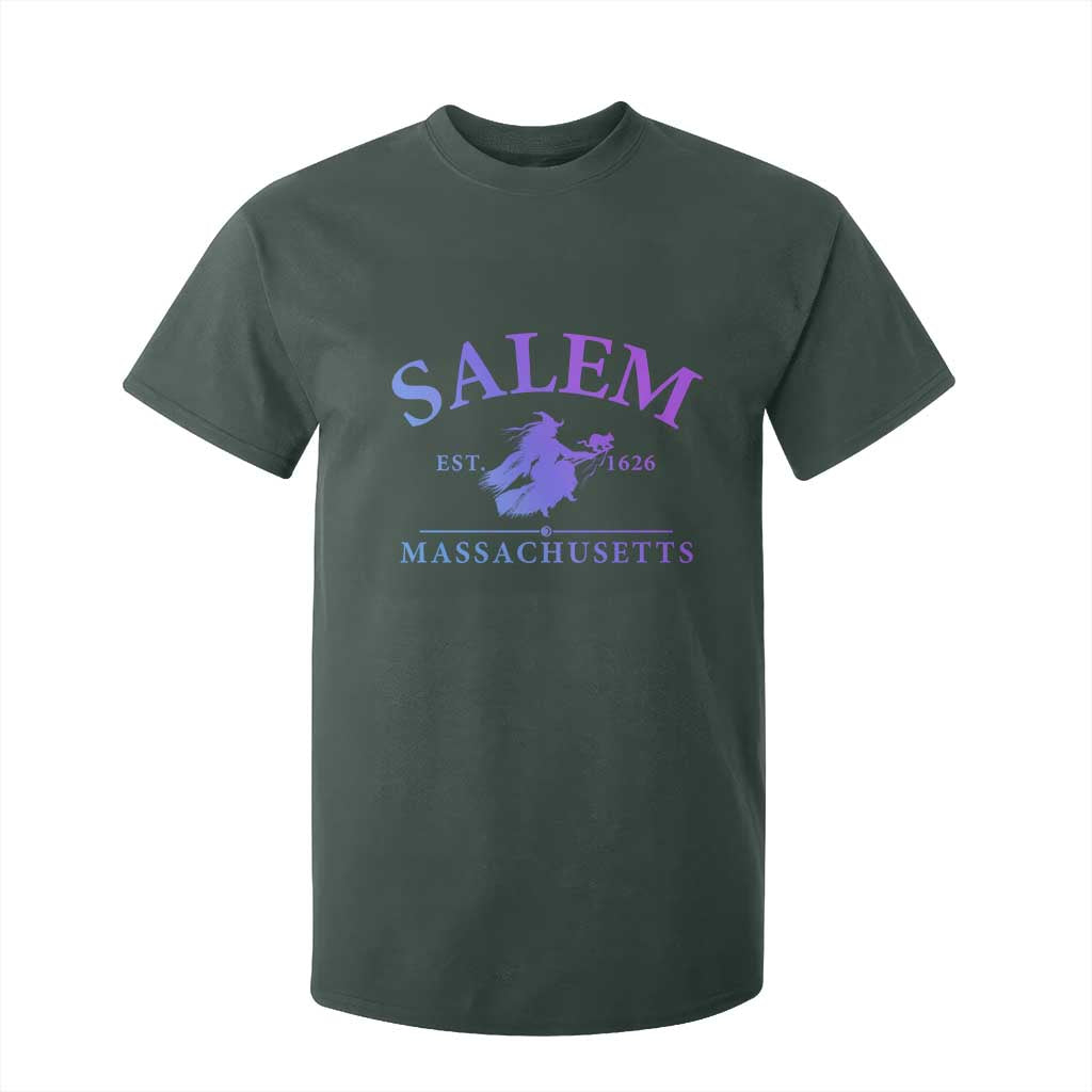 1692 They Missed One T Shirt For Kid Halloween Salem Witch Trials TS10 Dark Forest Green Print Your Wear