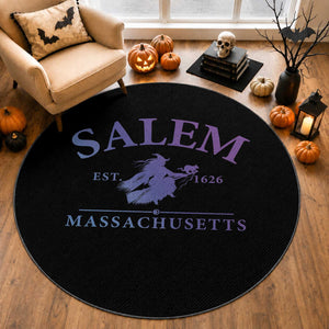 1692 They Missed One Round Rug Halloween Salem Witch Trials