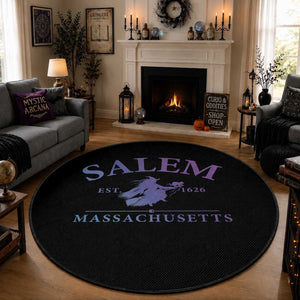 1692 They Missed One Round Rug Halloween Salem Witch Trials