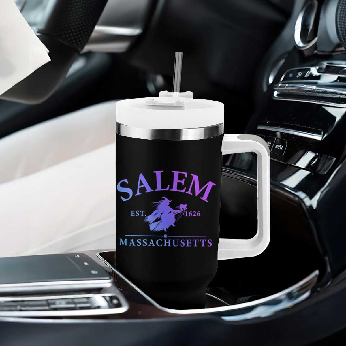 1692 They Missed One Tumbler With Handle Halloween Salem Witch Trials TS10 Print Your Wear