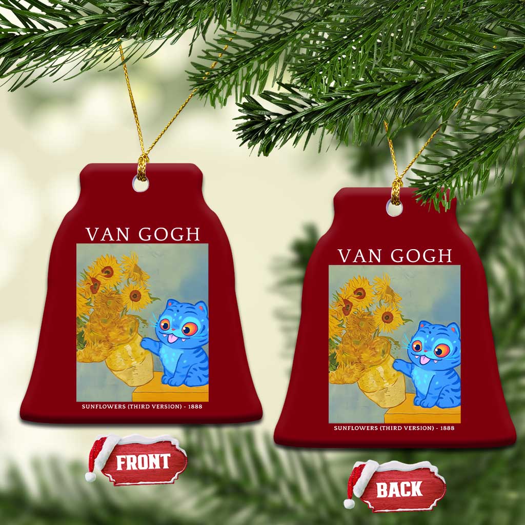 Van Gogh Kpop Fan Ceramic Ornament Blue Tiger Vintage Art Sunflower Cat TS10 Print Your Wear