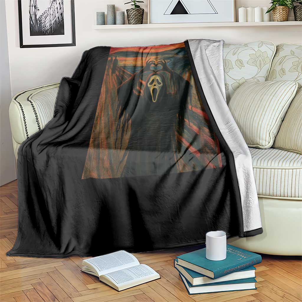 Ghost Heart Hands Throw Blanket Scary Face Horror Halloween TS10 Print Your Wear