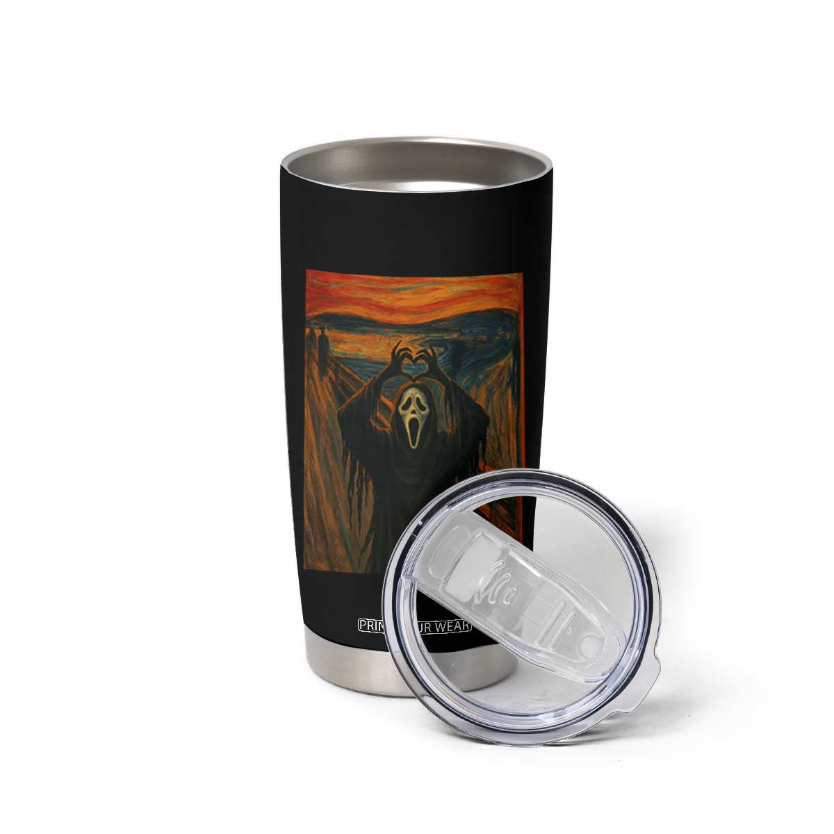 Ghost Heart Hands Tumbler Cup Scary Face Horror Halloween TS10 Print Your Wear