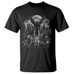 Cryptid Monsters Urban Legends T Shirt Vintage Dark Folklore Leave Before Dark Graphic TS10 Black Print Your Wear
