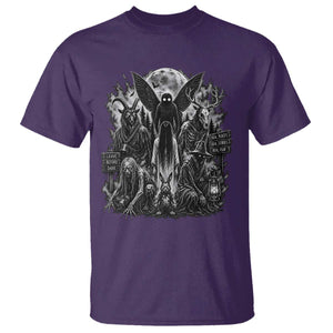 Cryptid Monsters Urban Legends T Shirt Vintage Dark Folklore Leave Before Dark Graphic TS10 Purple Print Your Wear