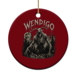 Wendigo Cryptid Monster Ceramic Ornament Heavy Metal Dark Fantasy Horror Graphic TS10 1pc Red Print Your Wear
