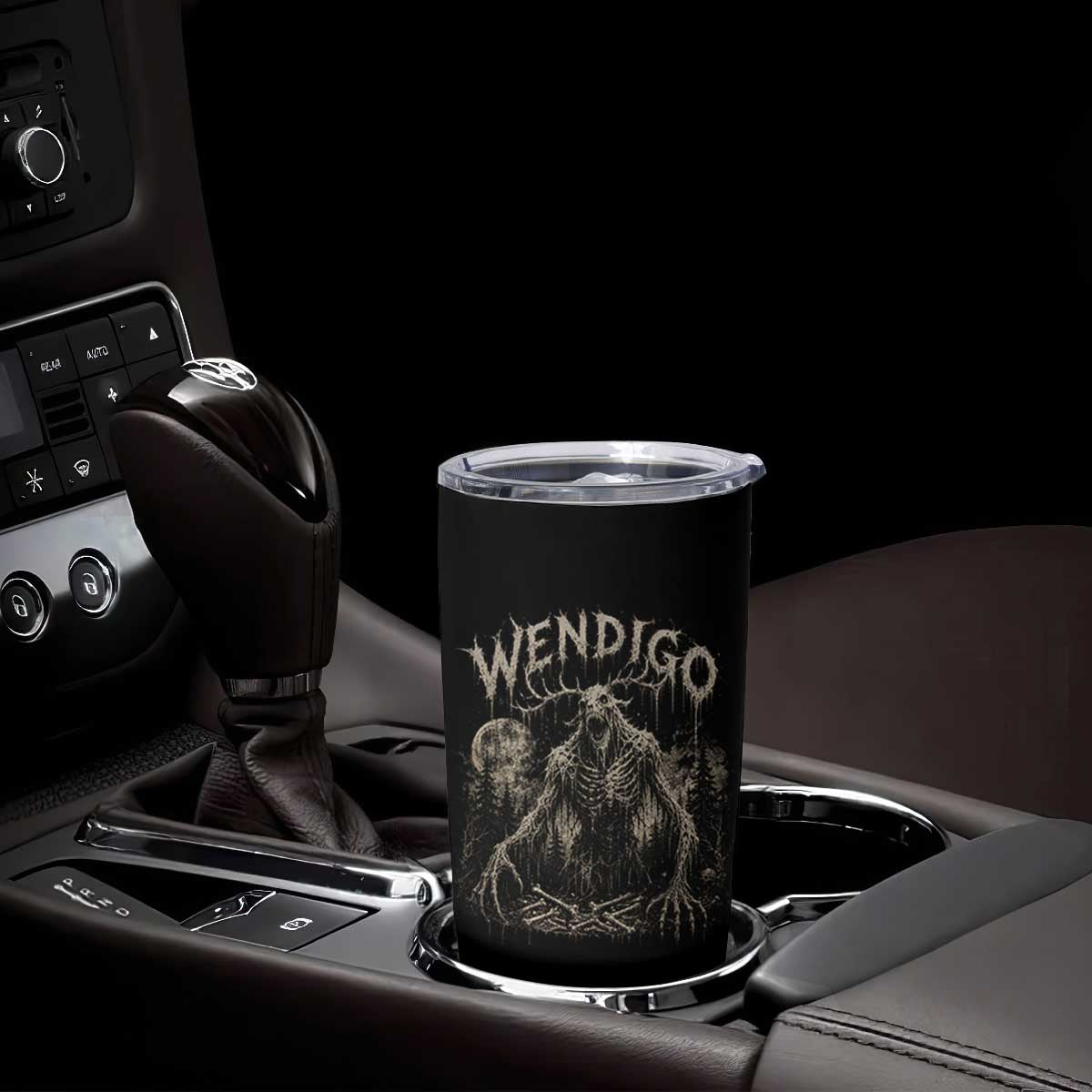 Wendigo Cryptid Monster Tumbler Cup Heavy Metal Dark Fantasy Horror Graphic TS10 Print Your Wear