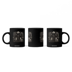 American Folklore Cryptids Mothman Wendigo Jersey Devil Graphic Coffee Mug Gothic Dark Fantasy Vintage Spooky Monster