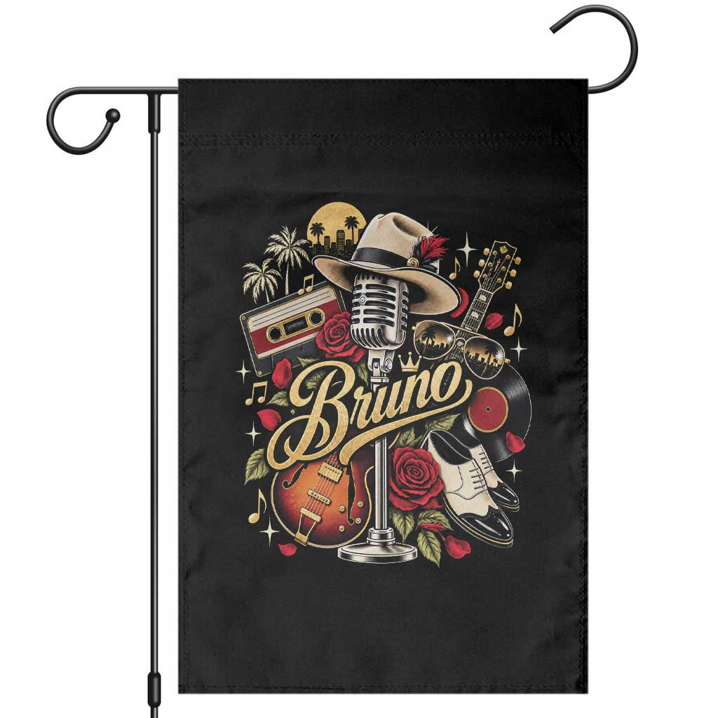 Vintage Classic 70s 80s Country Rodeo Music Cowboy Boots Rose Graphic Garden Flag