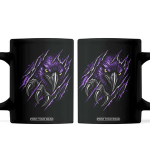 Vintage Game Day Purple Raven Sport Fan Coffee Mug
