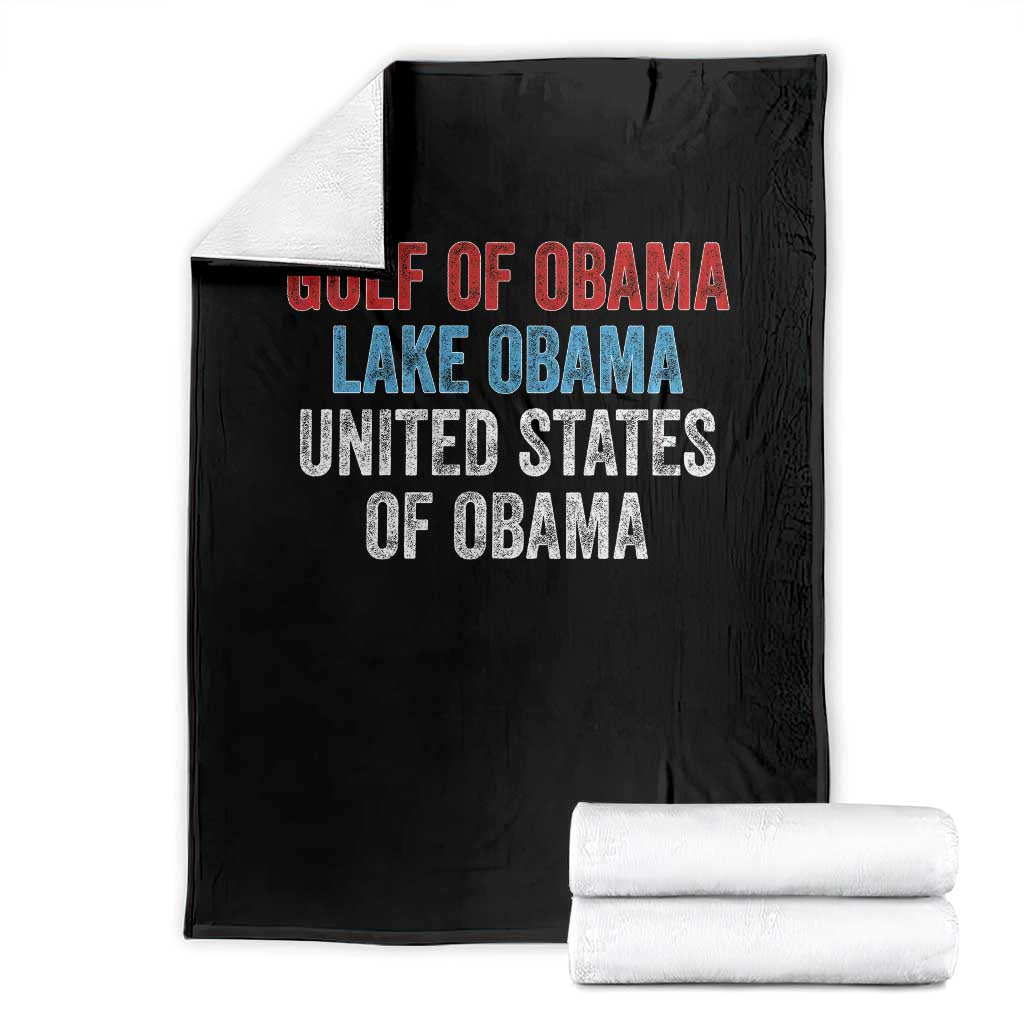 Gulf of Obama Lake Obama United States Throw Blanket