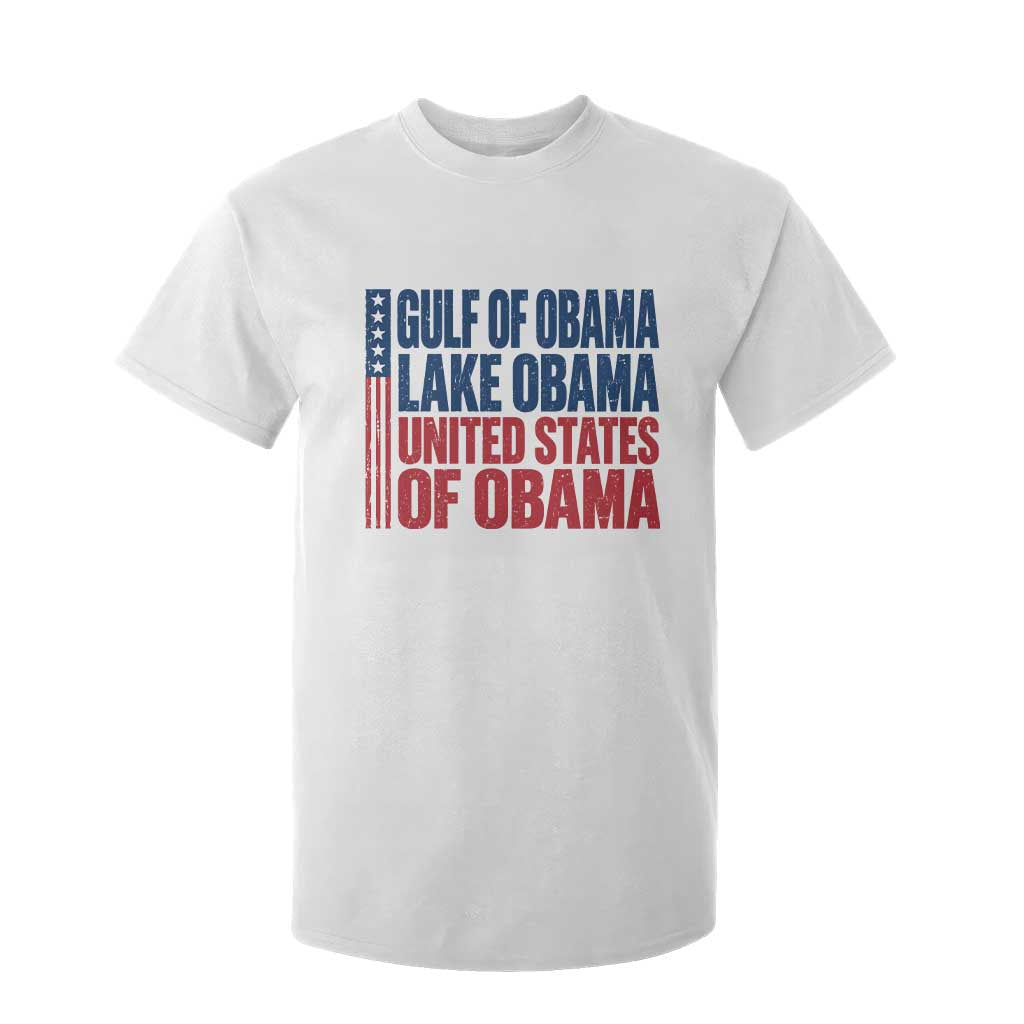 Gulf of Obama Lake Obama United States T Shirt For Kid Vintage American Flag