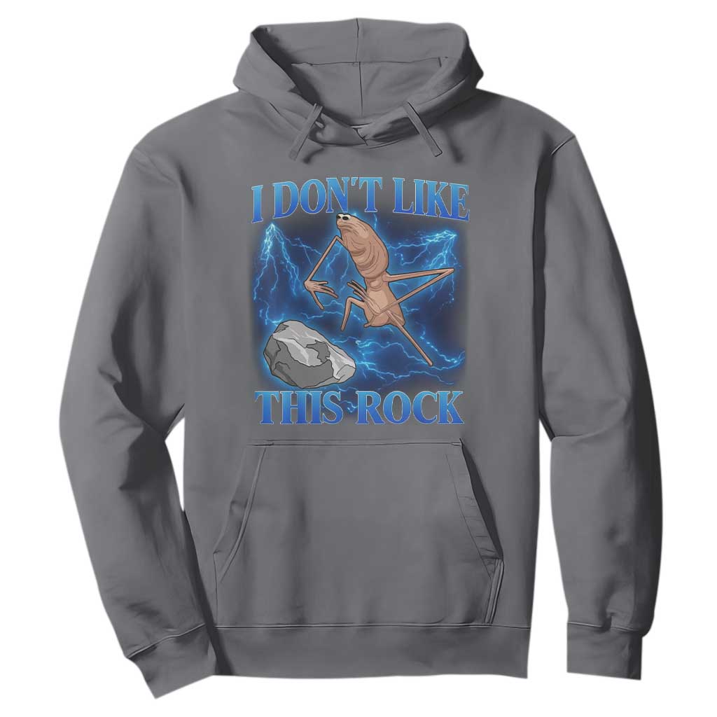 Marcus The Worm Meme Hoodie I Don't Like This Rock Bootleg TS10 Charcoal Print Your Wear