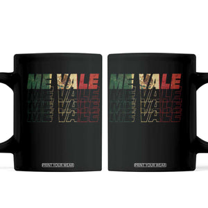 Me Vale Mexican Flag Coffee Mug Sarcastic Saying Latino Spanish Slang TS10 Black Print Your Wear