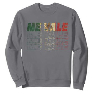 Me Vale Mexican Flag Sweatshirt Sarcastic Saying Latino Spanish Slang TS10 Charcoal Print Your Wear