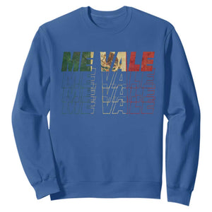 Me Vale Mexican Flag Sweatshirt Sarcastic Saying Latino Spanish Slang TS10 Royal Blue Print Your Wear