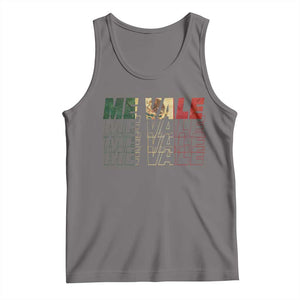 Me Vale Mexican Flag Tank Top Sarcastic Saying Latino Spanish Slang TS10 Deep Heather Print Your Wear