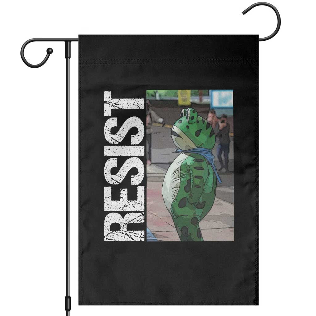 Portland Frog Protest Garden Flag Vintage Activist Resistance TS10 Black Print Your Wear