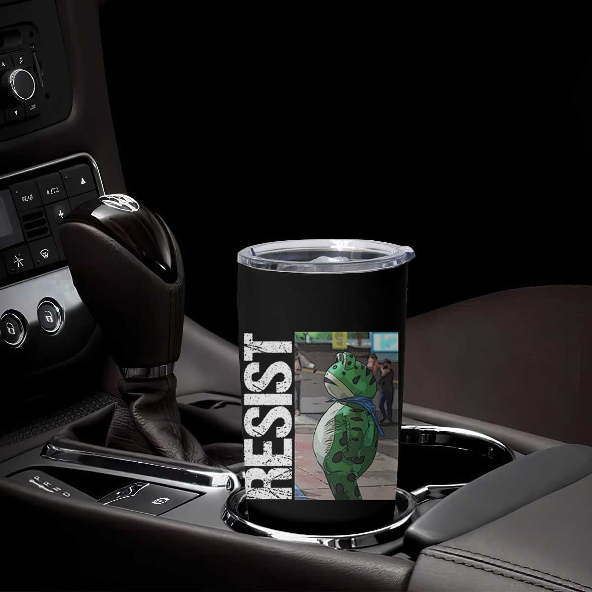 Portland Frog Protest Tumbler Cup Vintage Activist Resistance TS10 Print Your Wear