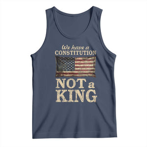 We Have A Constitution Not A King Tank Top Retro Social Justice American Flag TS10 Navy Print Your Wear