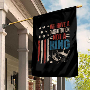No Kings Protest Garden Flag We Have A Constitution Not A King American Flag TS10 Print Your Wear