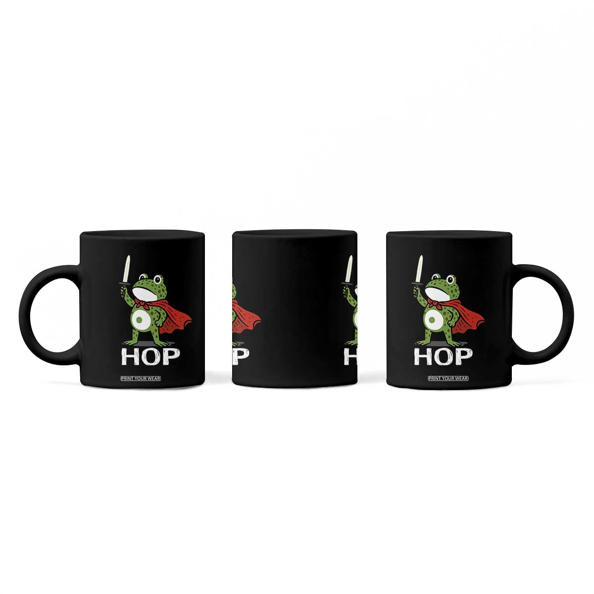 Resist Frog With Sword Coffee Mug No Kings Portland Protest Saves America TS10 Print Your Wear