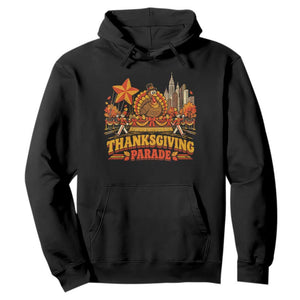 Thanksgiving Parade Hoodie Turkey NYC Skyline Nostalgic Fall Holiday