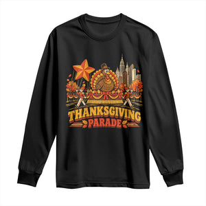 Thanksgiving Parade Long Sleeve Shirt Turkey NYC Skyline Nostalgic Fall Holiday