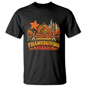 Thanksgiving Parade T Shirt Turkey NYC Skyline Nostalgic Fall Holiday