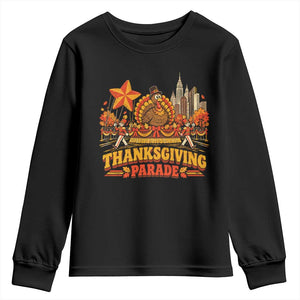 Thanksgiving Parade Youth Sweatshirt Turkey NYC Skyline Nostalgic Fall Holiday
