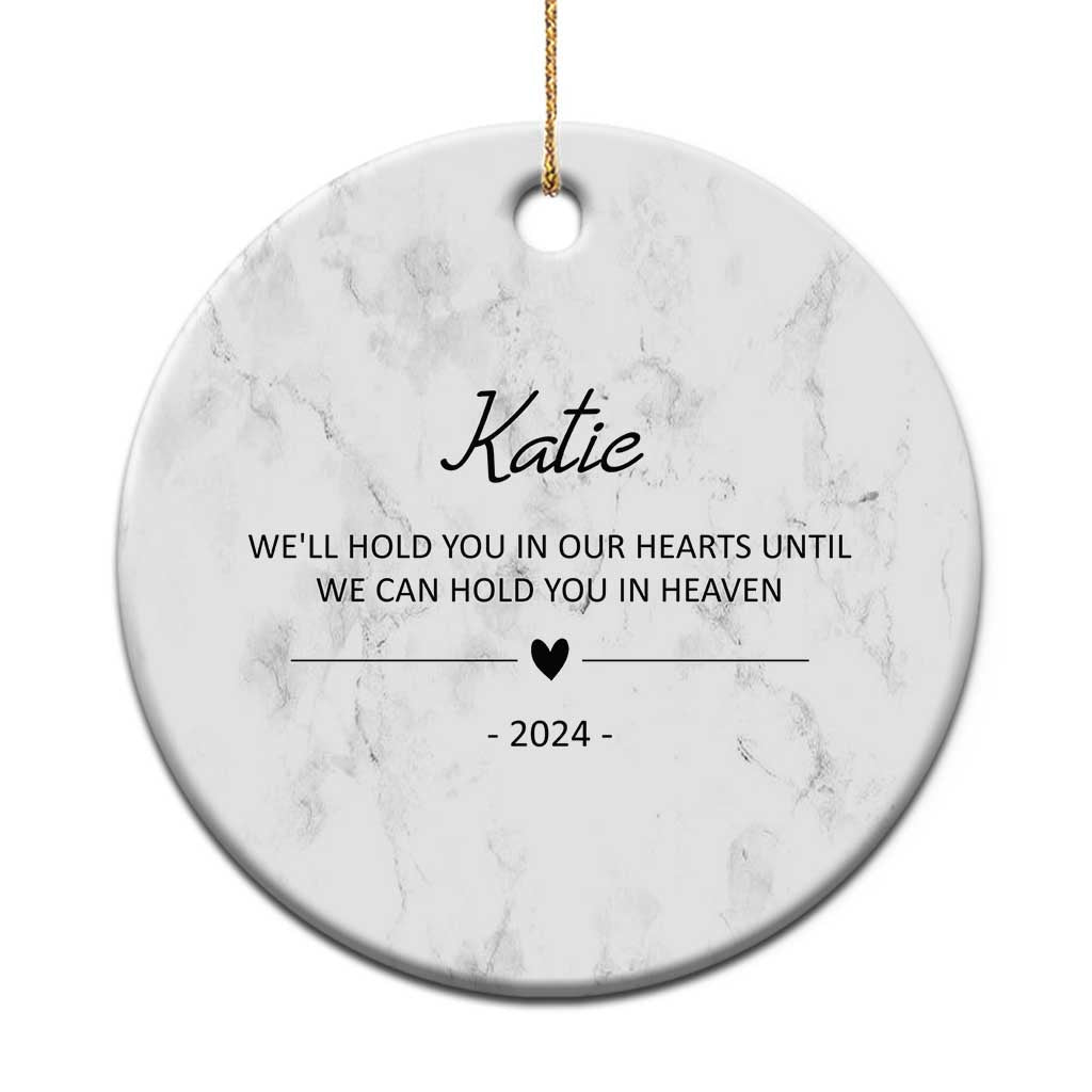 Personalized Dog Memorial Christmas Ornament 2024 Custom Name Pet Remembrance Sympathy Gifts TS10 Print Your Wear