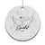 Personalized Memorial Christmas Ornament Custom Name With Angel Wings Remembrance Sympathy Gift TS10 Print Your Wear