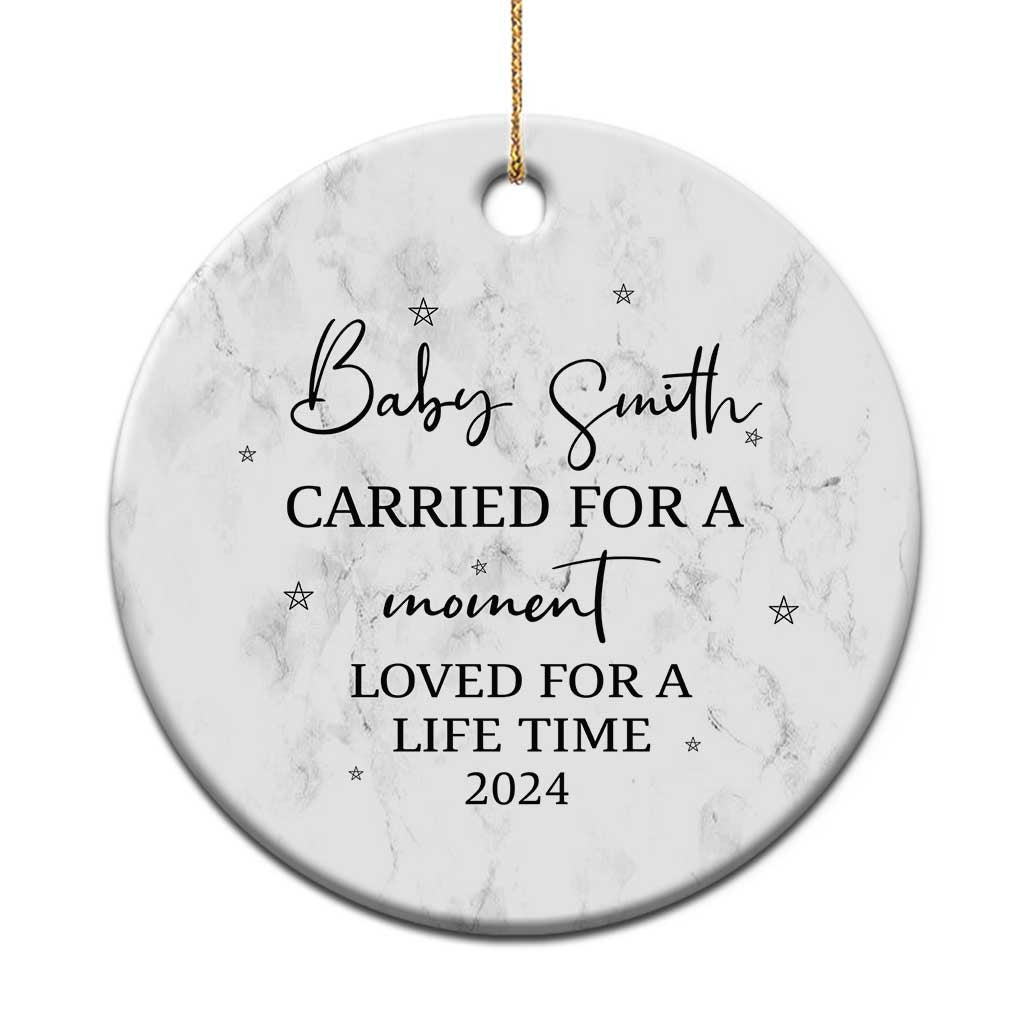 Personalized Baby Memorial Custom Christmas Ornament Custom Name Infant Loss Gifts TS10 Print Your Wear