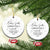 Personalized Baby Memorial Custom Christmas Ornament Custom Name Infant Loss Gifts TS10 Circle Marbel Print Your Wear