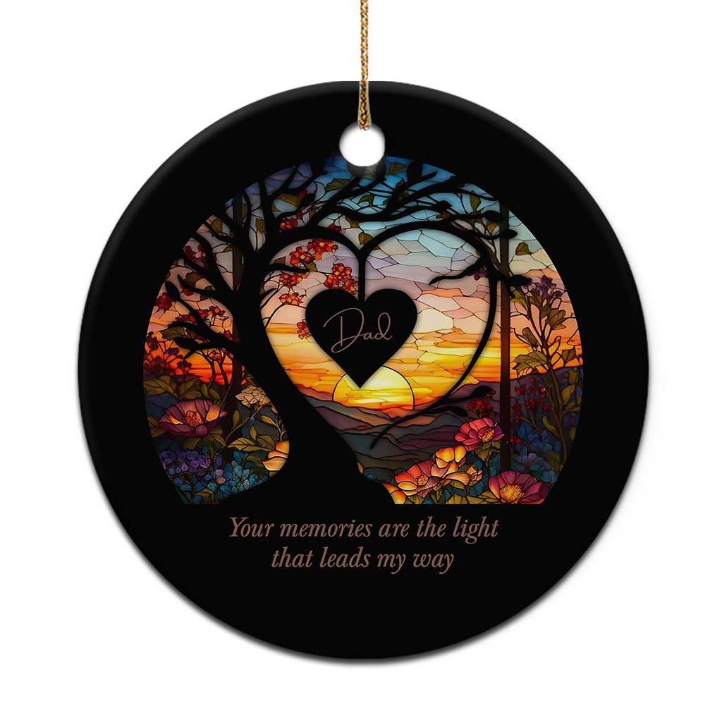 Personalized Memorial Christmas Ornament Custom Loss of Father Family Sympathy Gift TS10 Print Your Wear