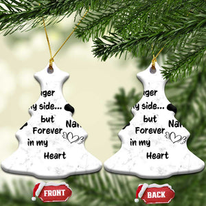 Personalized Dog Memorial Christmas Ornament Custom Name Forever In My Hearts Keepsake TS10 Christmas Tree Marble Print Your Wear