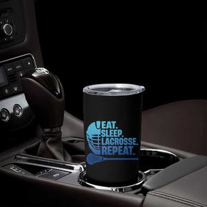 Eat Sleep Lacrosse Repeat Tumbler Cup Funny Lax Lover Player TS10 Print Your Wear