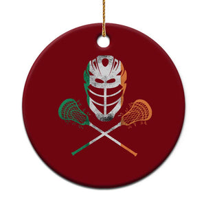 Ireland Lacrosse Ceramic Ornament Irish Flag Ireland TS10 1pc Red Print Your Wear